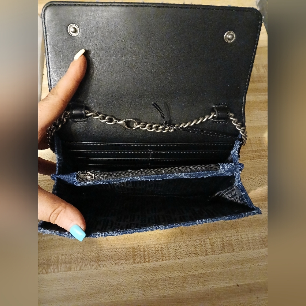 Kurt Geiger NWT Blue Quilted Crossbody Bag - Picture 2 of 9